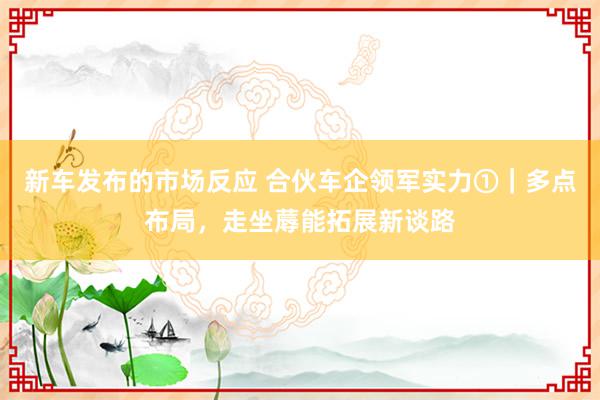 新车发布的市场反应 合伙车企领军实力①｜多点布局，走坐蓐能拓展新谈路