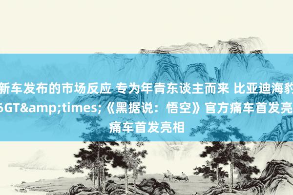 新车发布的市场反应 专为年青东谈主而来 比亚迪海豹06GT&