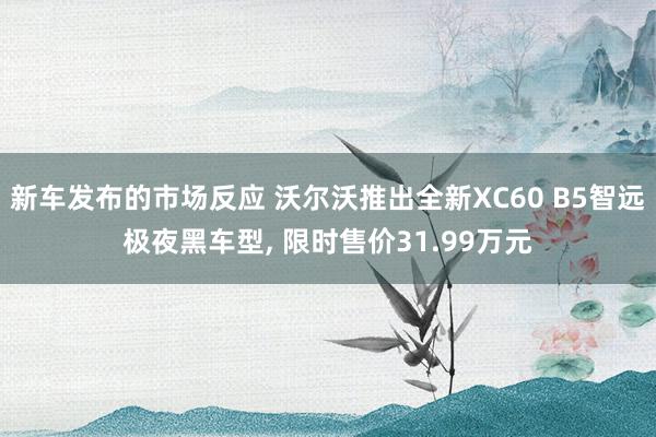 新车发布的市场反应 沃尔沃推出全新XC60 B5智远极夜黑车