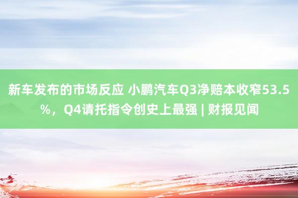 新车发布的市场反应 小鹏汽车Q3净赔本收窄53.5%，Q4请托指令创史上最强 | 财报见闻