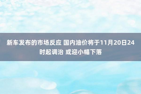 新车发布的市场反应 国内油价将于11月20日24时起调治 或迎小幅下落